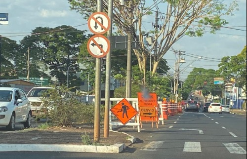interdição Avenida Independência