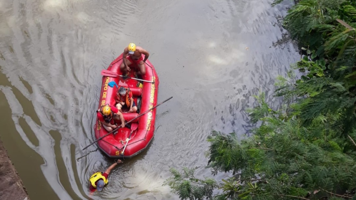 corpo encontrado córrego Pirangi
