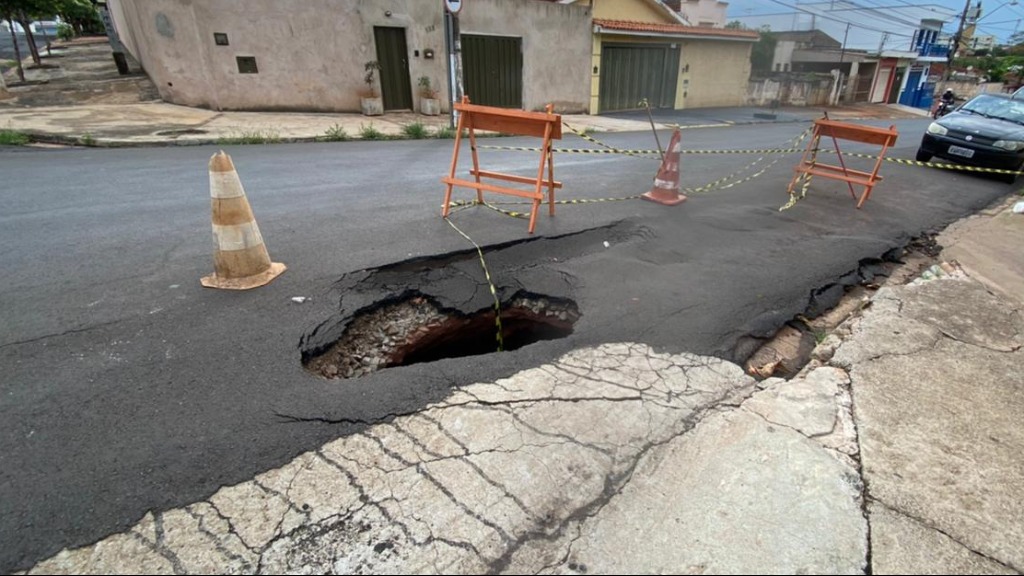 buracos em Ribeirão