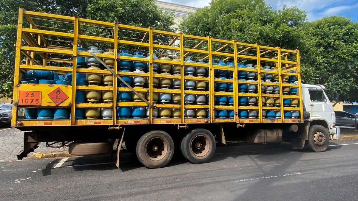 furto carga botijões gás