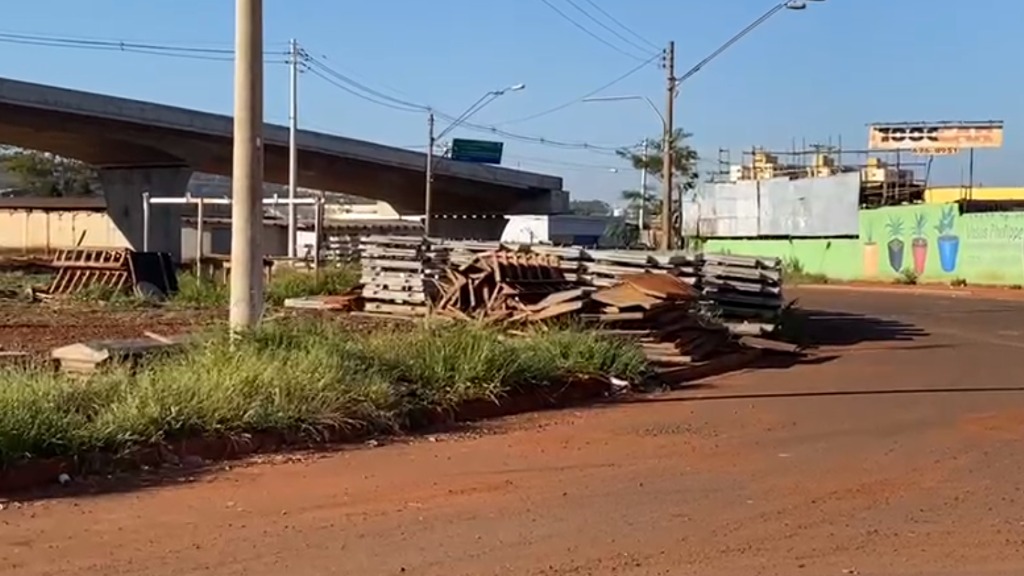 Obras viaduto Mogiana