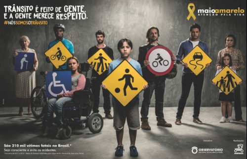 Maio Amarelo trânsito