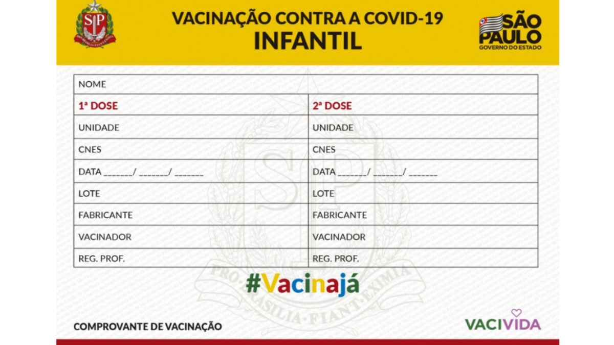 vacinação crianças