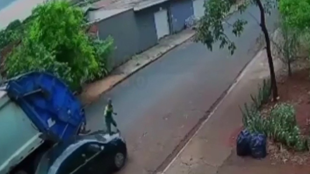 atropelamento coletor lixo