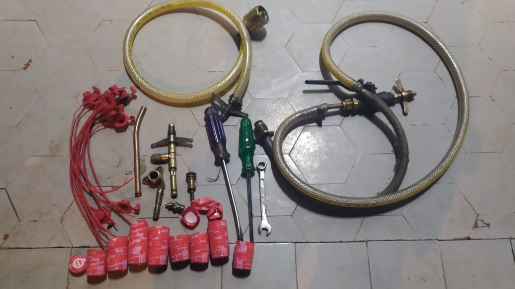 alteração botijões gás