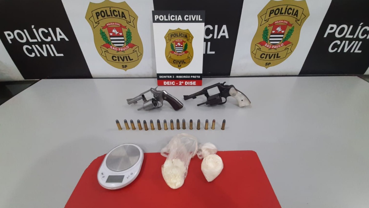 prisão com cocaína e armas