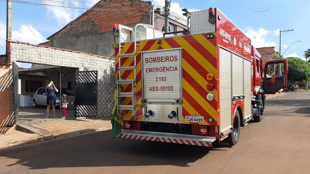 incêndio em residência
