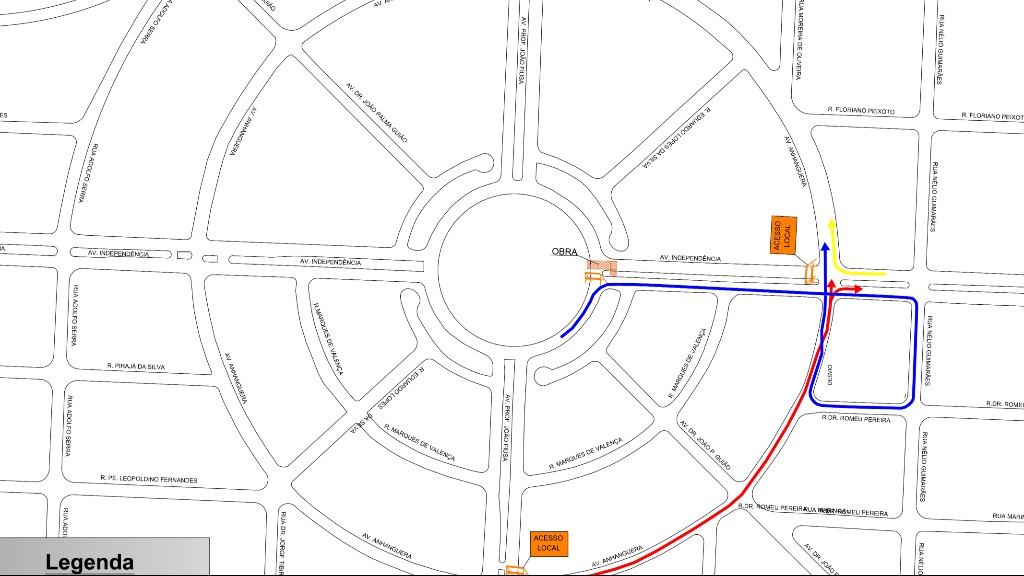 Interdição rotatória Independência João Fiúsa