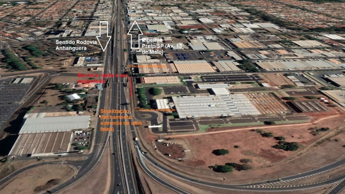 interdição Avenida Castelo Branco