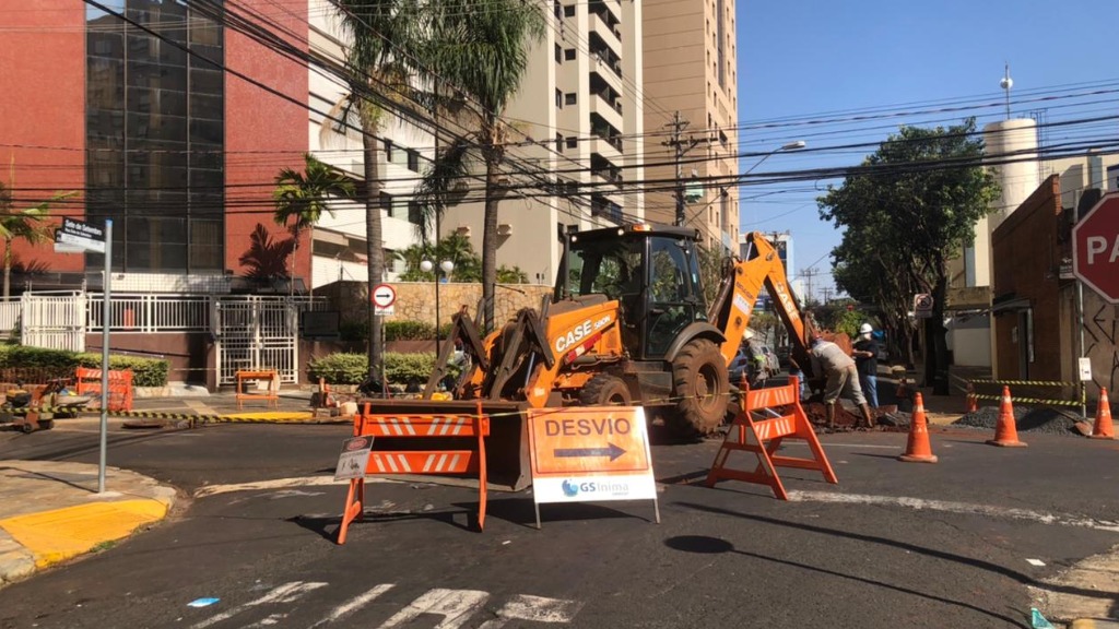 interdição ruas Sete de Setembro