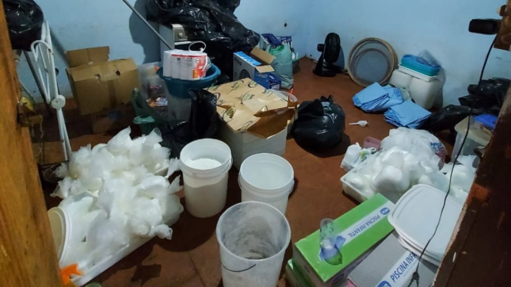 fechamento de refino de cocaína