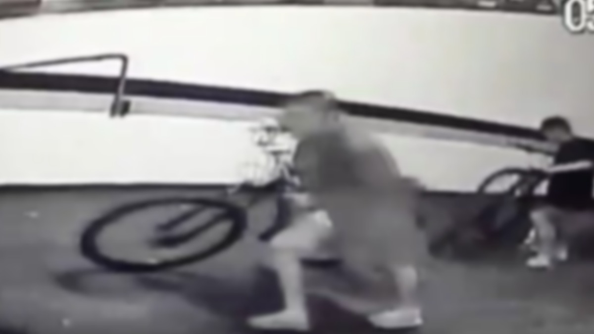 arrastão de bicicletas