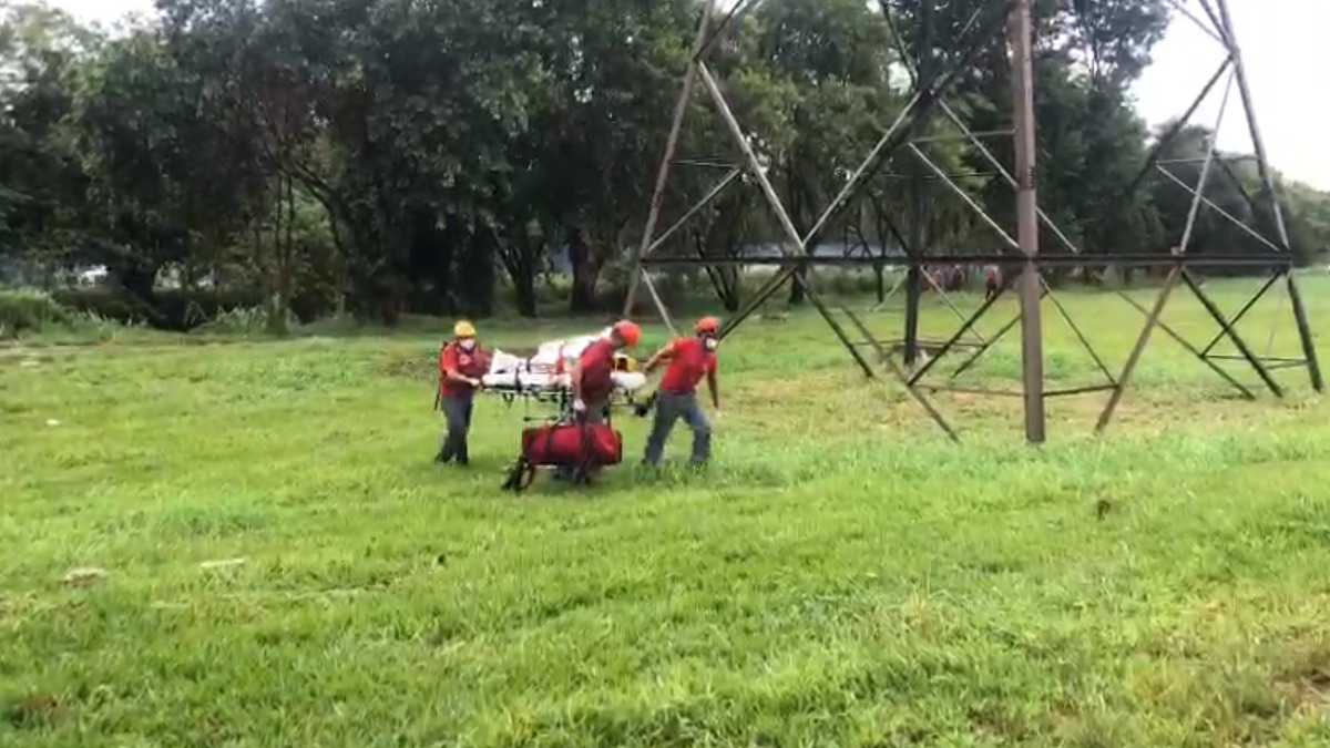 queda córrego Via Norte