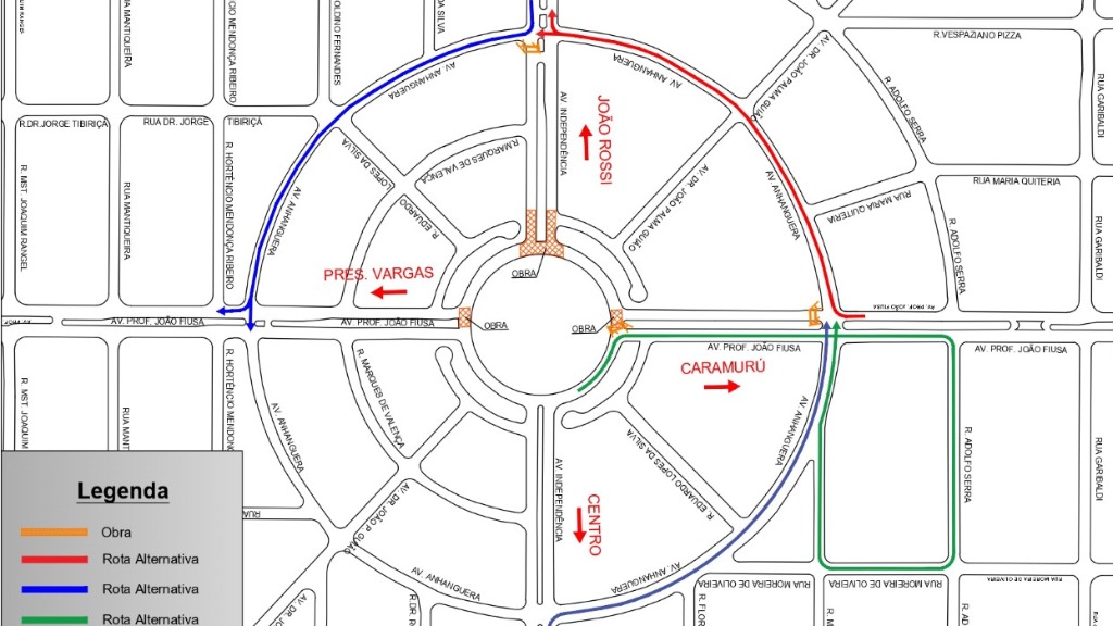 lentidão trânsito Avenidas Independência João Fiúsa