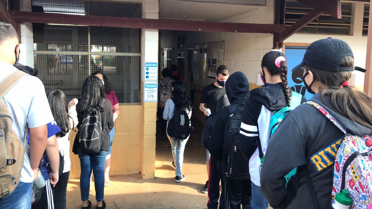 Retorno alunos escolas