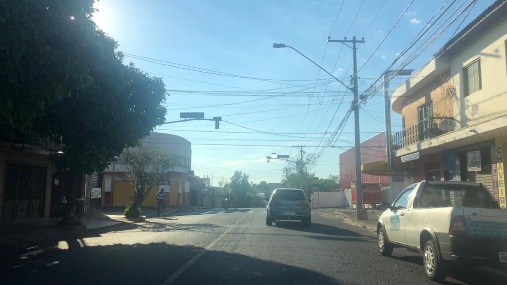 Semáforos desligados trânsito