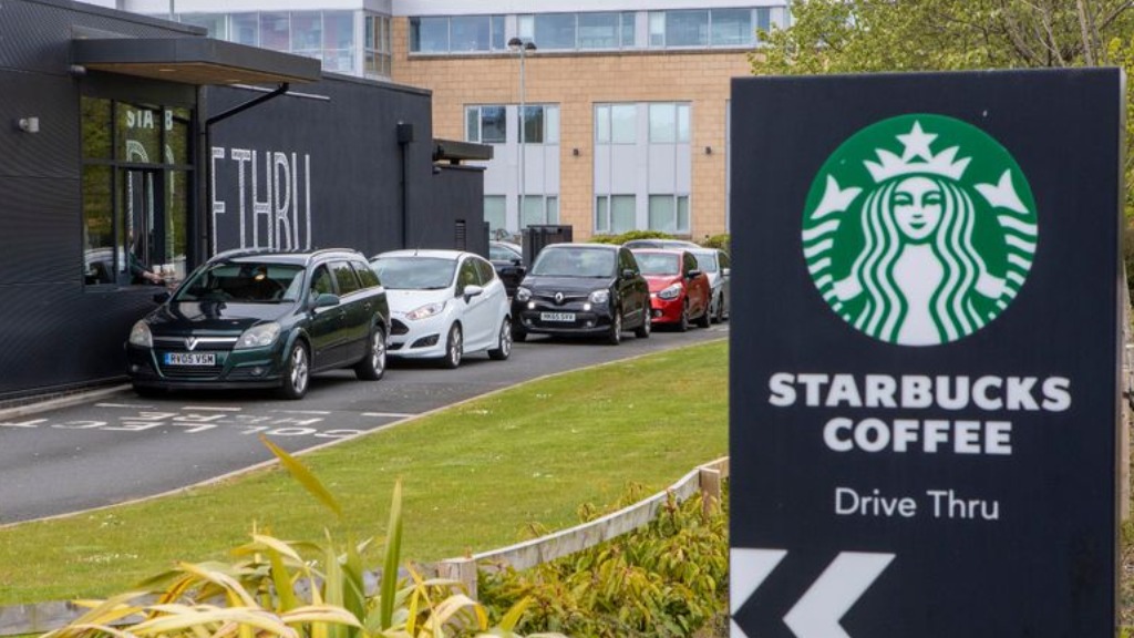 Starbucks drive-thru Brasil