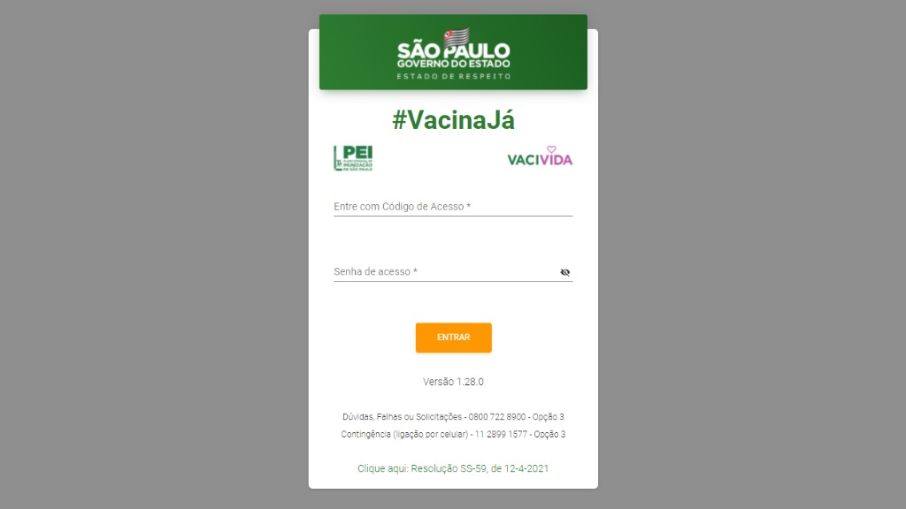 Pré-agendamento vacinação Ribeirão