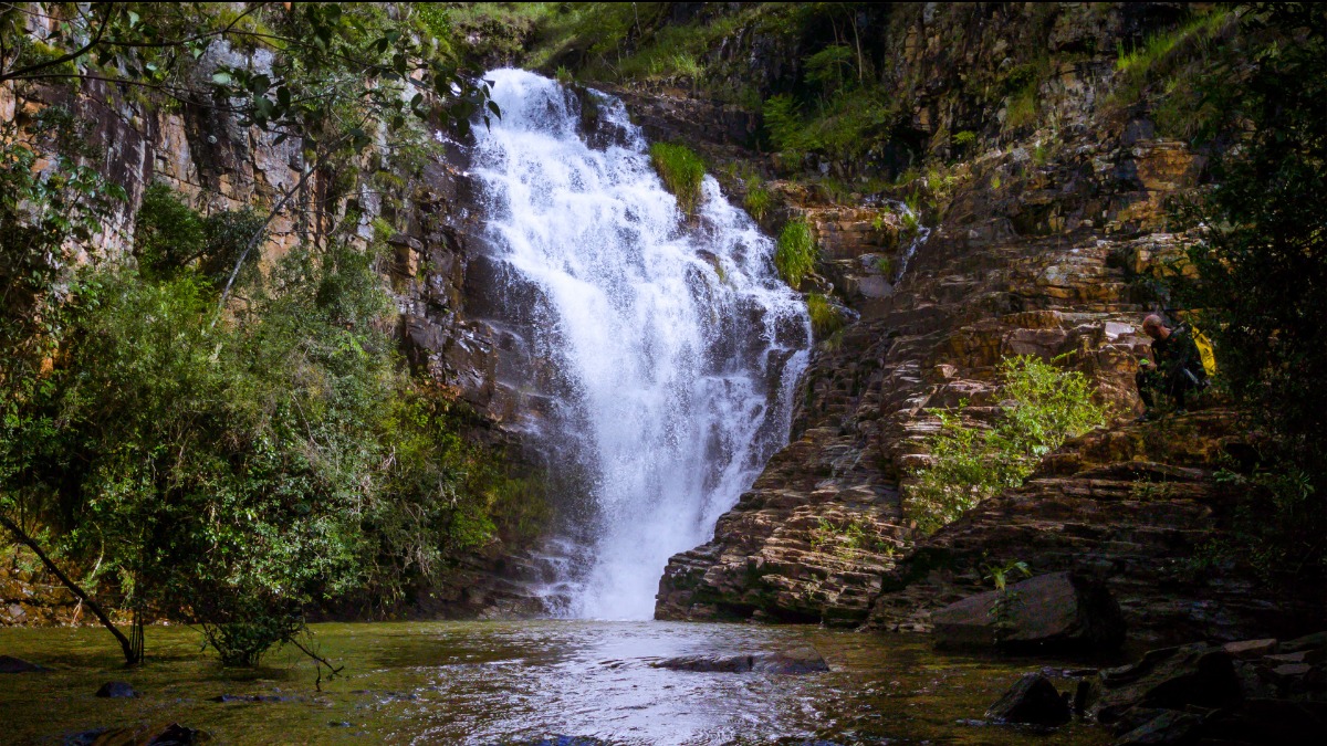 banho de cachoeira