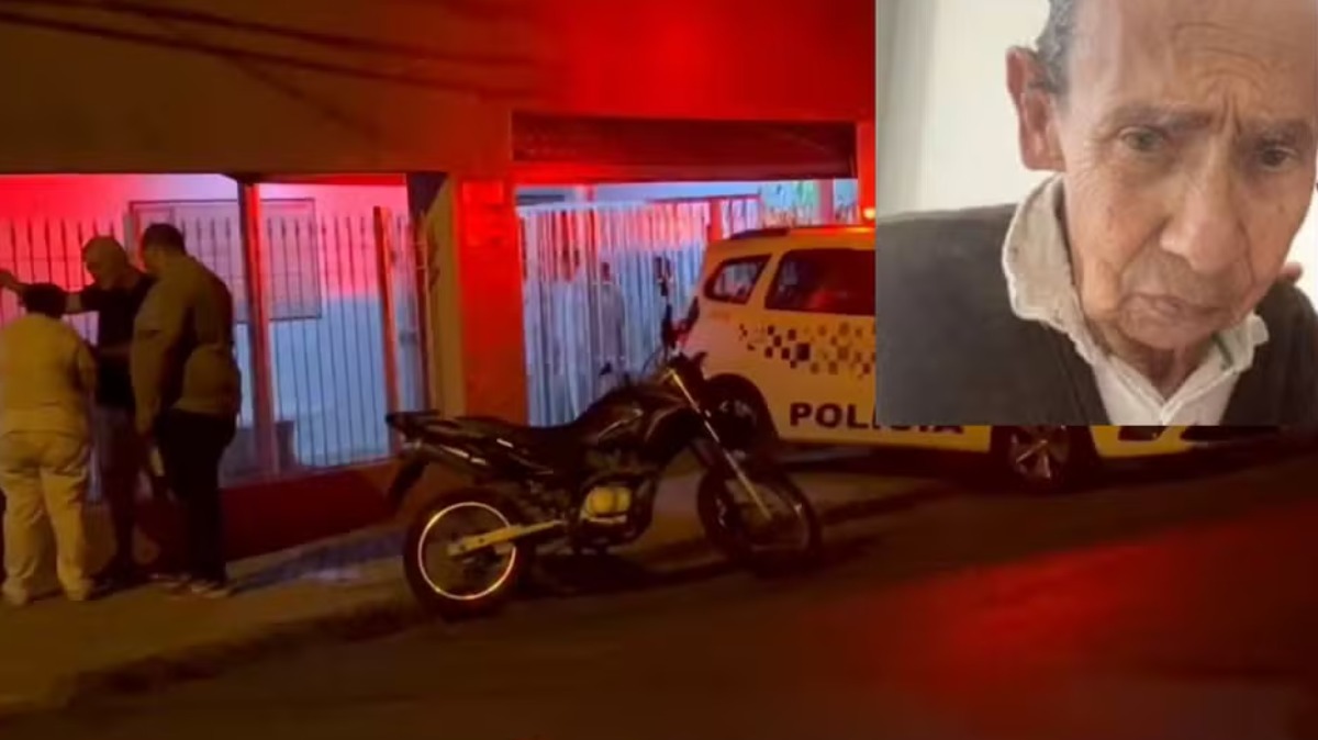 Idoso morre presado elevado