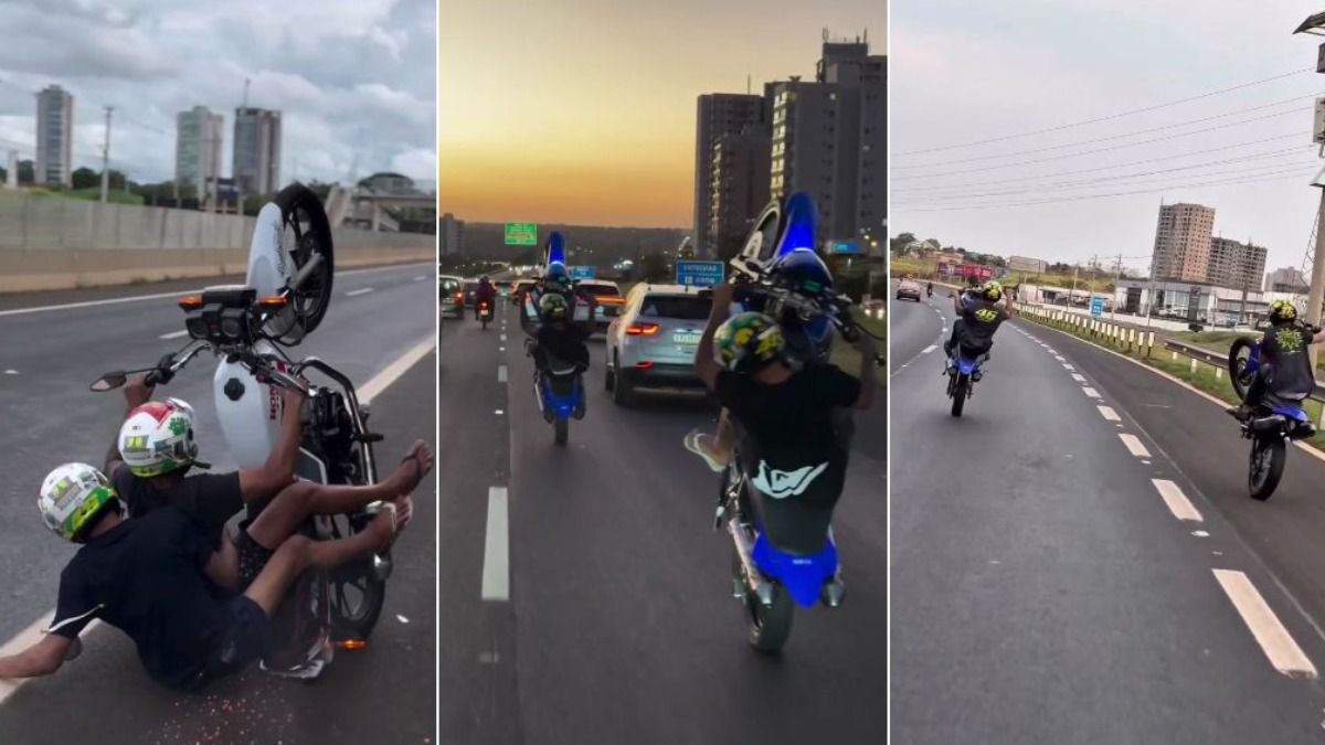 Manobras perigosas motociclistas