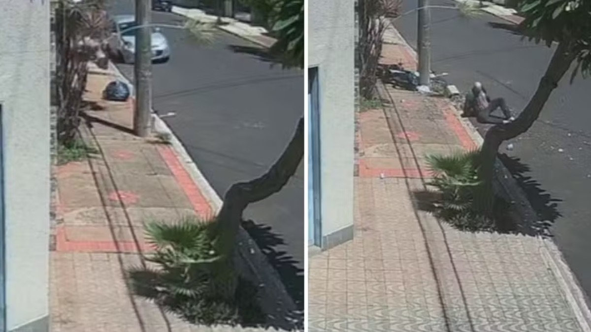 acidente intencional carro moto