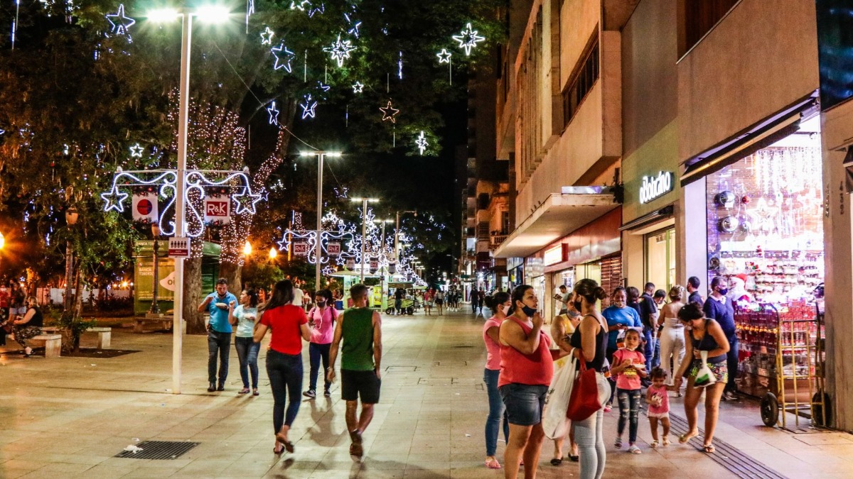 segurança corredores comerciais