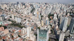 Capital São Paulo vista aérea