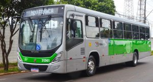 Ônibus transporte público Franca