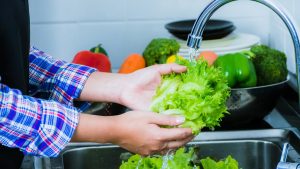 higienização legumes verduras