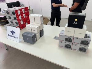 Receita Federal apreende 50 câmeras avaliadas em R$ 200 mil em Ribeirão Preto (SP) - Divulgação/Receita Federal
