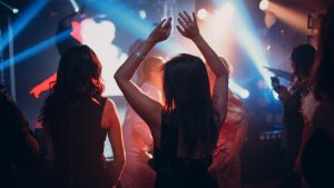 Dança boate rave música